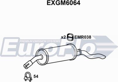 EuroFlo EXGM6064 - Silencieux arrière cwaw.fr