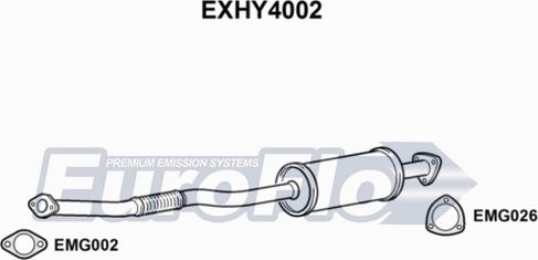 EuroFlo EXHY4002 - Tuyau d'échappement cwaw.fr