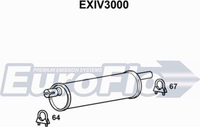 EuroFlo EXIV3000 - Silencieux central cwaw.fr