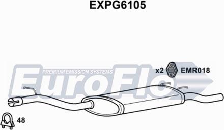 EuroFlo EXPG6105 - Silencieux arrière cwaw.fr