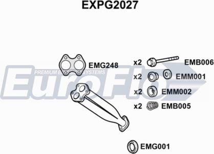 EuroFlo EXPG2027 - Tuyau d'échappement cwaw.fr