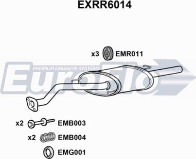 EuroFlo EXRR6014 - Silencieux arrière cwaw.fr