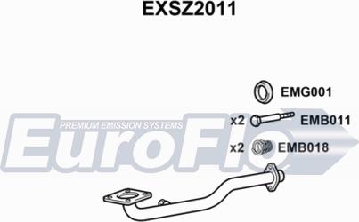 EuroFlo EXSZ2011 - Tuyau d'échappement cwaw.fr