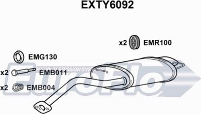 EuroFlo EXTY6092 - Silencieux arrière cwaw.fr