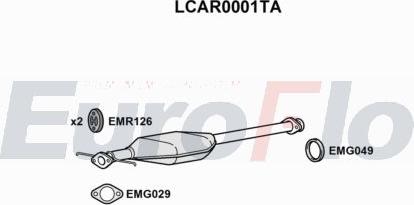 EuroFlo LCAR0001TA - Catalyseur cwaw.fr