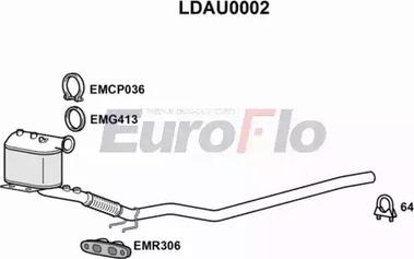 EuroFlo LDAU0002 - Filtre à particules / à suie, échappement cwaw.fr