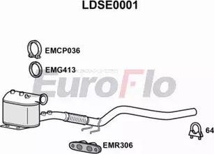 EuroFlo LDSE0001 - Filtre à particules / à suie, échappement cwaw.fr