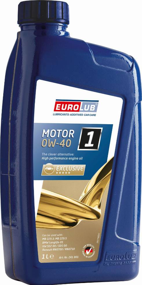 EUROLUB 241001 - Huile moteur cwaw.fr