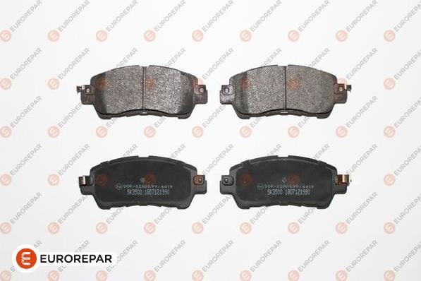 EUROREPAR 1697649380 - Kit de plaquettes de frein, frein à disque cwaw.fr