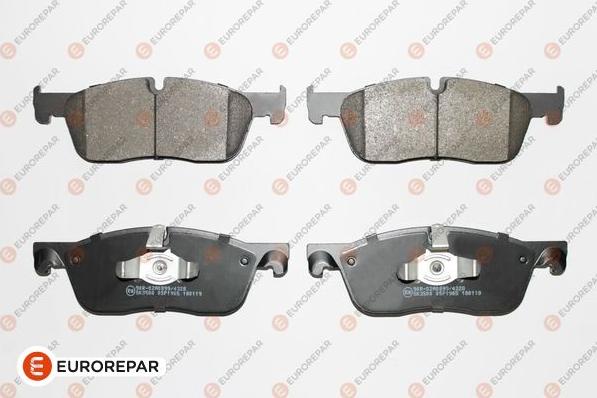 EUROREPAR 1697648480 - Kit de plaquettes de frein, frein à disque cwaw.fr