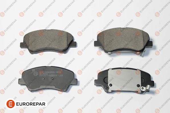 EUROREPAR 1697648380 - Kit de plaquettes de frein, frein à disque cwaw.fr