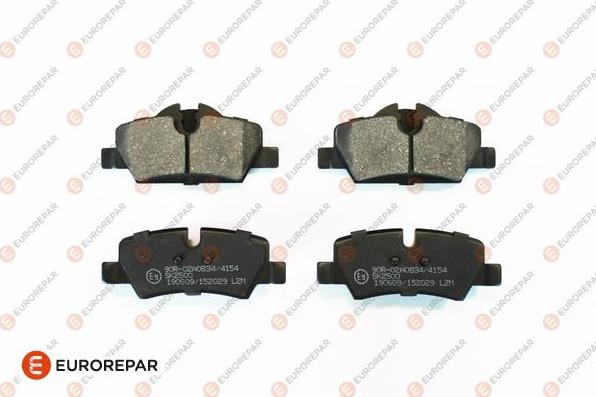 EUROREPAR 1697650880 - Kit de plaquettes de frein, frein à disque cwaw.fr