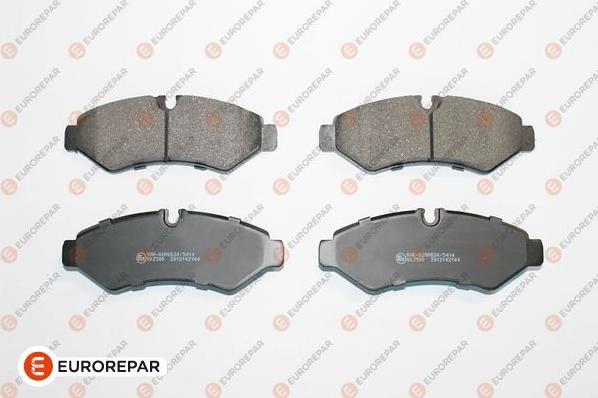 EUROREPAR 1697651080 - Kit de plaquettes de frein, frein à disque cwaw.fr