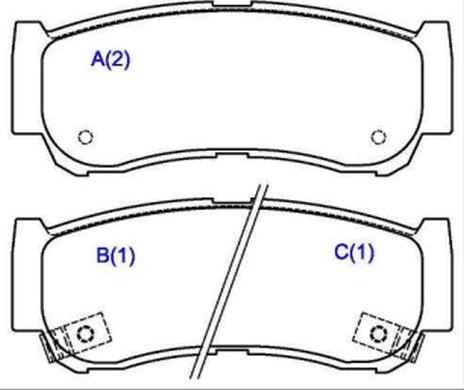 EUROREPAR 1643080680 - Kit de plaquettes de frein, frein à disque cwaw.fr