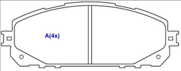 EUROREPAR 1643081780 - Kit de plaquettes de frein, frein à disque cwaw.fr