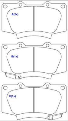 EUROREPAR 1643083280 - Kit de plaquettes de frein, frein à disque cwaw.fr