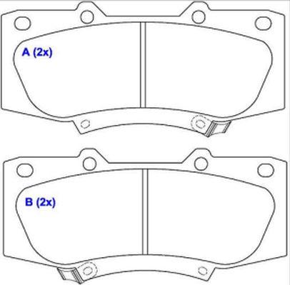 EUROREPAR 1643079380 - Kit de plaquettes de frein, frein à disque cwaw.fr