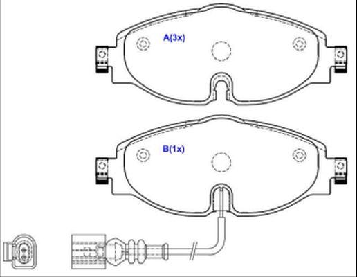 EUROREPAR 1643074480 - Kit de plaquettes de frein, frein à disque cwaw.fr