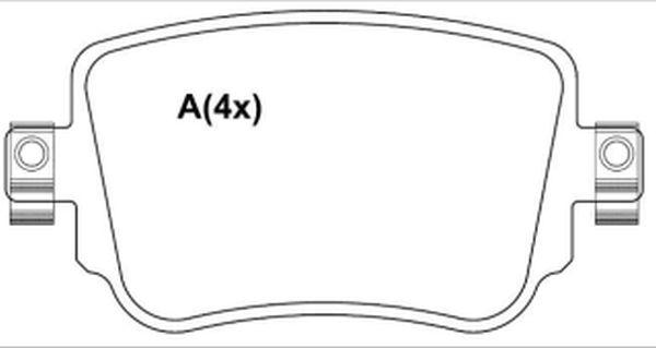 EUROREPAR 1643074680 - Kit de plaquettes de frein, frein à disque cwaw.fr