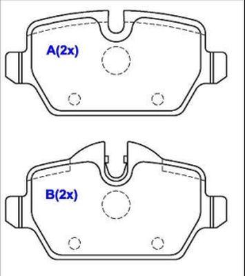 EUROREPAR 1643074780 - Kit de plaquettes de frein, frein à disque cwaw.fr