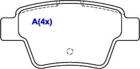 EUROREPAR 1643075680 - Kit de plaquettes de frein, frein à disque cwaw.fr