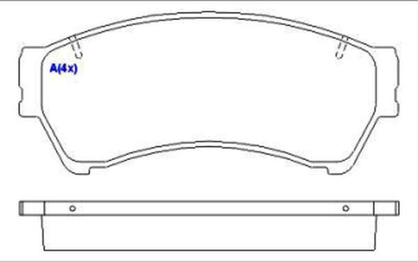 Valeo 671302 - Kit de plaquettes de frein, frein à disque cwaw.fr