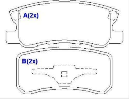 EUROREPAR 1643070380 - Kit de plaquettes de frein, frein à disque cwaw.fr