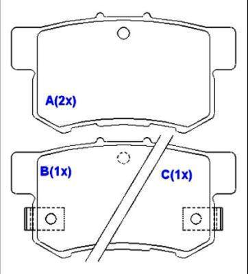 EUROREPAR 1643070280 - Kit de plaquettes de frein, frein à disque cwaw.fr