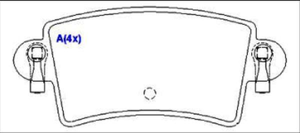 EUROREPAR 1643071680 - Kit de plaquettes de frein, frein à disque cwaw.fr