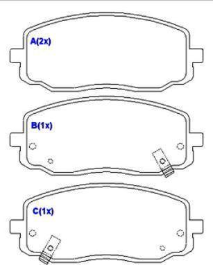 EUROREPAR 1643078980 - Kit de plaquettes de frein, frein à disque cwaw.fr