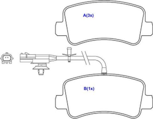 EUROREPAR 1643078580 - Kit de plaquettes de frein, frein à disque cwaw.fr