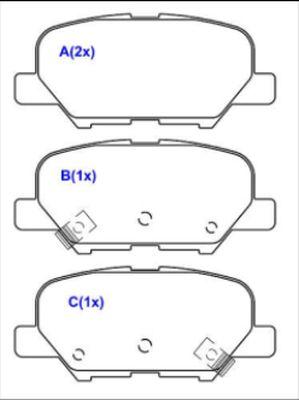 EUROREPAR 1643078180 - Kit de plaquettes de frein, frein à disque cwaw.fr