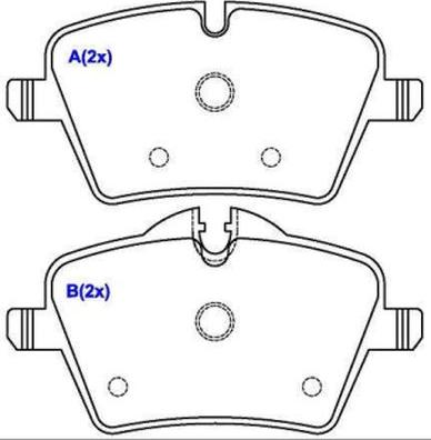 Equal Quality PF1125 - Kit de plaquettes de frein, frein à disque cwaw.fr