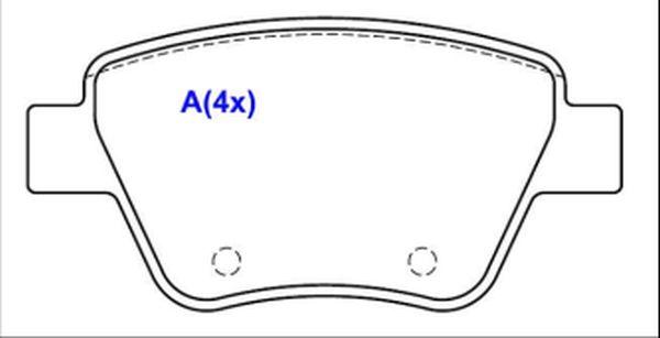 EUROREPAR 1643072780 - Kit de plaquettes de frein, frein à disque cwaw.fr