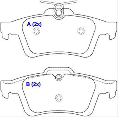 EUROREPAR 1643077080 - Kit de plaquettes de frein, frein à disque cwaw.fr