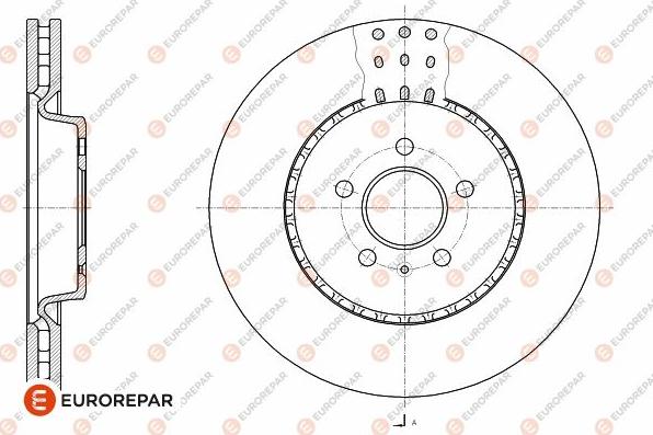 EUROREPAR 1642755180 - Disque de frein cwaw.fr