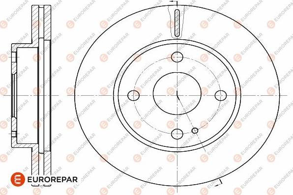 EUROREPAR 1642755880 - Disque de frein cwaw.fr