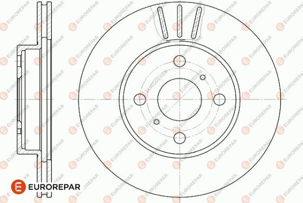 EUROREPAR 1642753180 - Disque de frein cwaw.fr