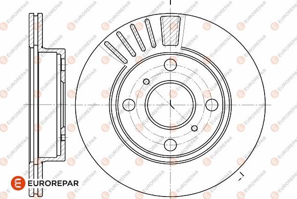 EUROREPAR 1642753280 - Disque de frein cwaw.fr