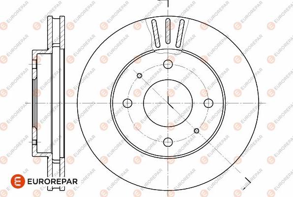 EUROREPAR 1642752580 - Disque de frein cwaw.fr