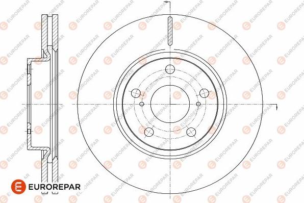 EUROREPAR 1642752780 - Disque de frein cwaw.fr