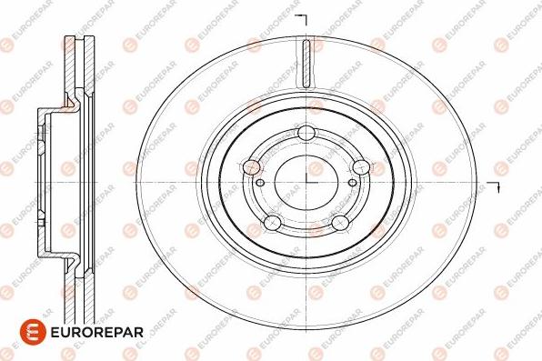 EUROREPAR 1642757680 - Disque de frein cwaw.fr