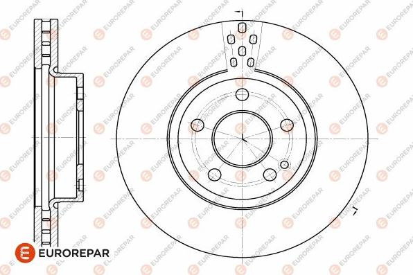 EUROREPAR 1642765880 - Disque de frein cwaw.fr