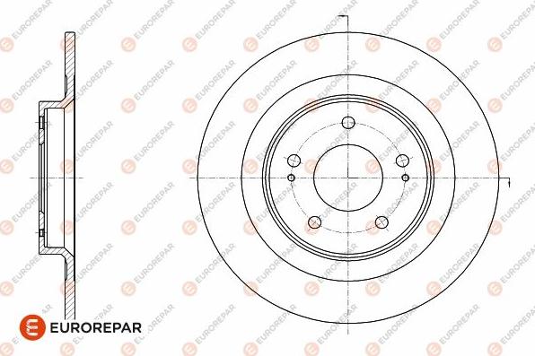 EUROREPAR 1642766980 - Disque de frein cwaw.fr