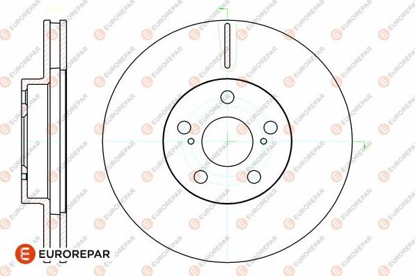 EUROREPAR 1642760280 - Disque de frein cwaw.fr