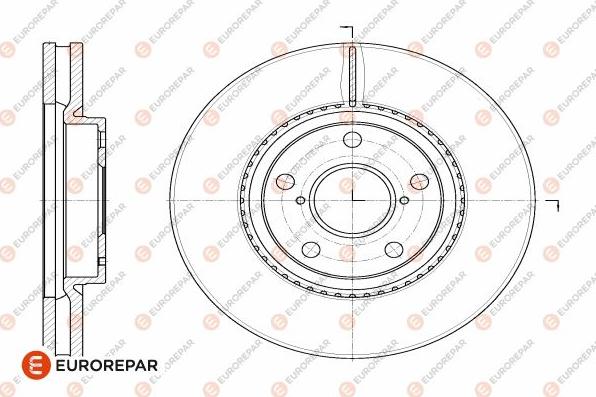 EUROREPAR 1642763780 - Disque de frein cwaw.fr