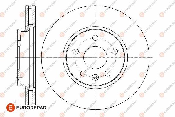 EUROREPAR 1642762680 - Disque de frein cwaw.fr