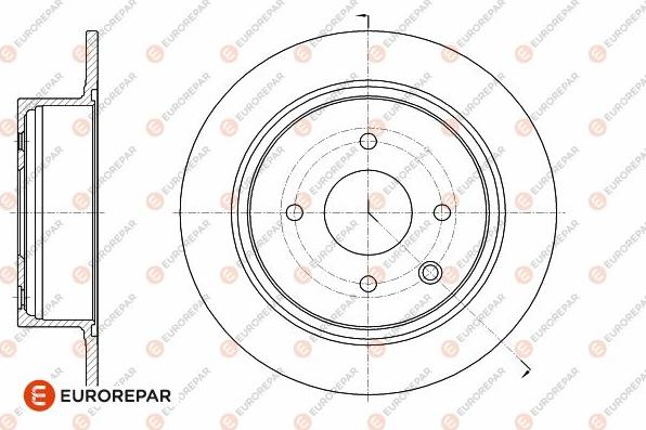 EUROREPAR 1642781480 - Disque de frein cwaw.fr