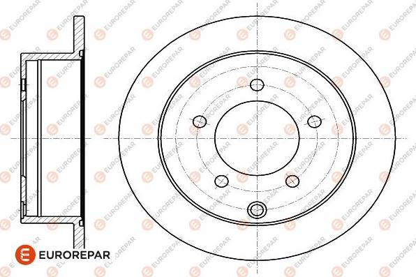 EUROREPAR 1642779080 - Disque de frein cwaw.fr