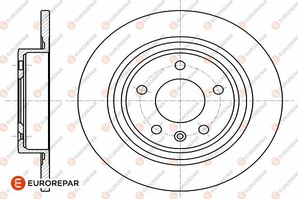 EUROREPAR 1642775080 - Disque de frein cwaw.fr